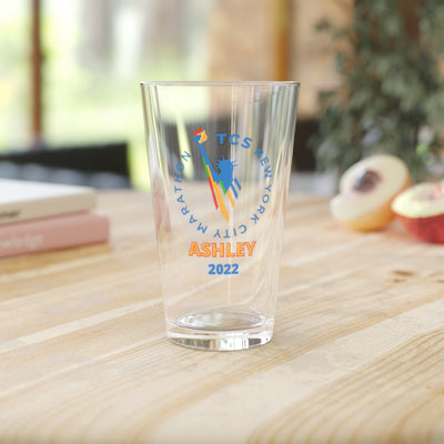 NYC Runner, 26.2 Pint Glass, 16oz, New York Runner Glass, Gift Marathon Runner, Beer Glass