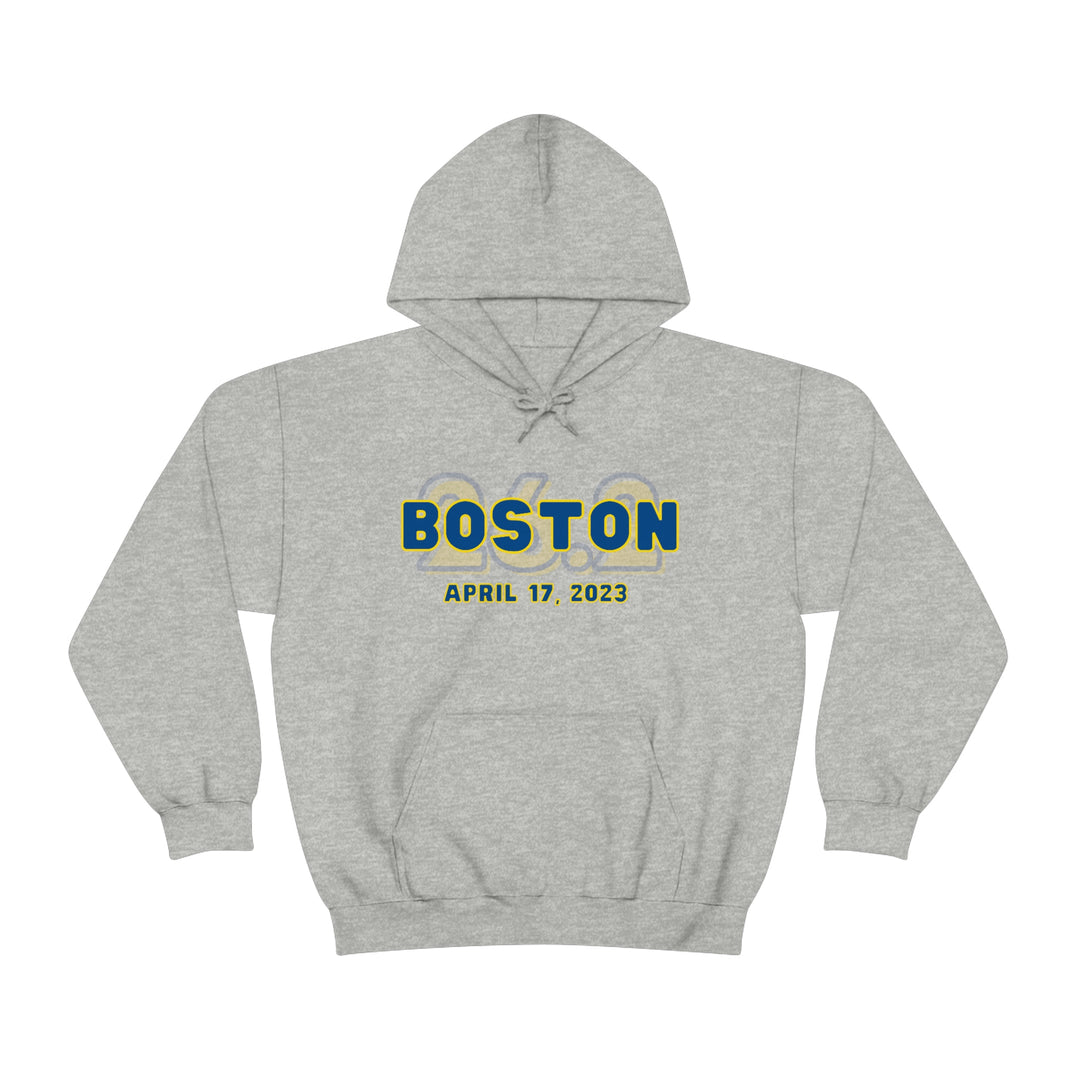 Boston Hoodie, 2023 Boston Sweatshirt, Heavy Blend Hooded Sweatshirt, Custom Hoodie, 26.2, Boston Runner, Boston Qualifier