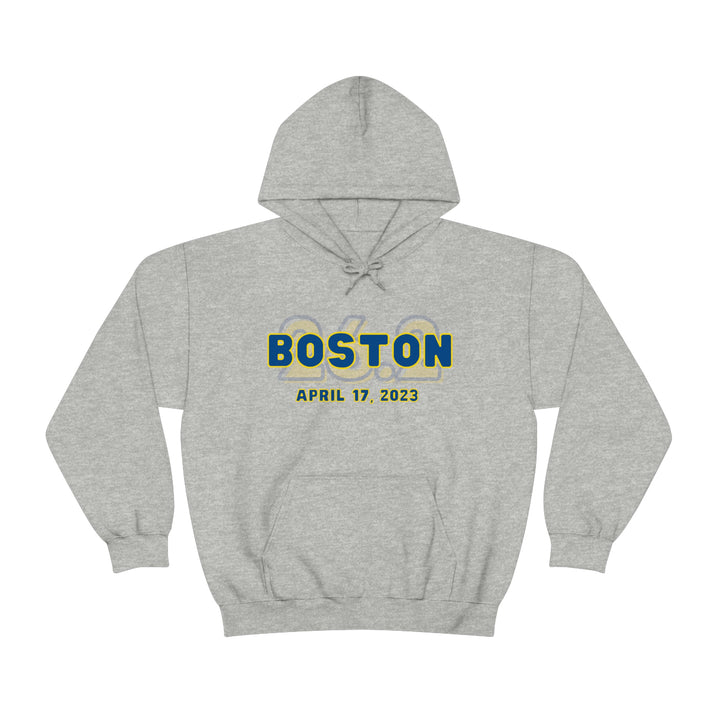 Boston Hoodie, 2023 Boston Sweatshirt, Heavy Blend Hooded Sweatshirt, Custom Hoodie, 26.2, Boston Runner, Boston Qualifier