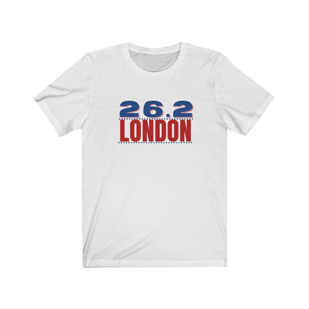 26.2 London, London Marathon, Gift for Runner, Unisex Jersey Short Sleeve Tee, Marathon Shirt, Marathoner, Shirt for Runner