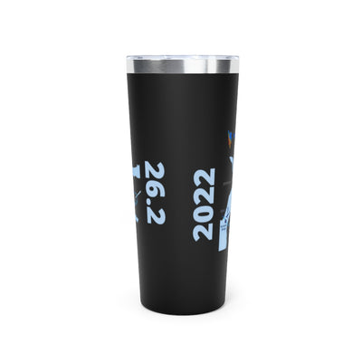 New York Marathon Travel Mug, Copper Vacuum Insulated Tumbler, 22oz, Runners Gift, Personalized Marathon Gift, New York Marathon Map Mug