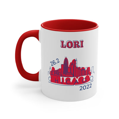 Chicago Marathon, Chicago Coffee Mug, 11oz, Chicago Marathon Gift, Personalized Chicago Cup, Custom Gift for Runner