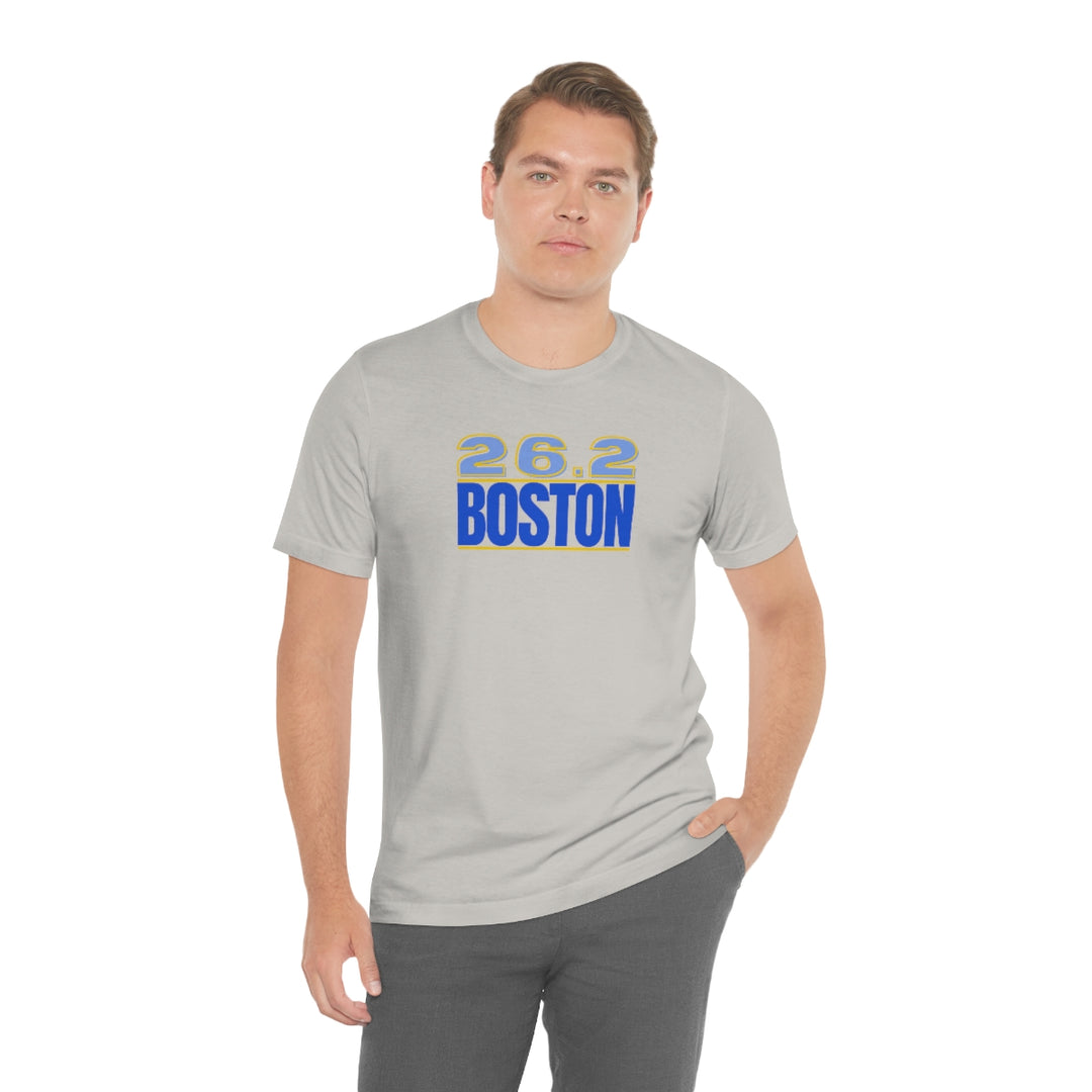 26.2 Boston Shirt, Gift for Runner, Unisex Jersey Short Sleeve Tee, Marathon Shirt, Marathoner, Shirt for Runner