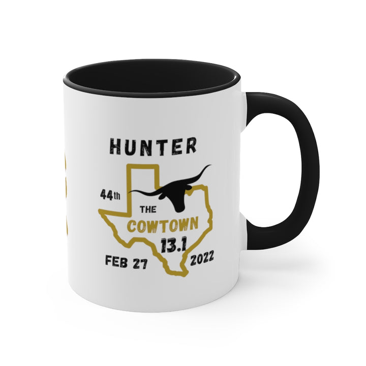 Cowtown Half Marathon Coffee Cup, 11oz, Half Marathon, Personalized Coffee Cup, FT Worth Half Marathon