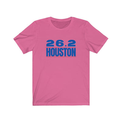 26.2 Houston Marathon Shirt, Gift for Runner, Unisex Jersey Short Sleeve Tee, Marathon Shirt, Marathoner, Shirt for Runner