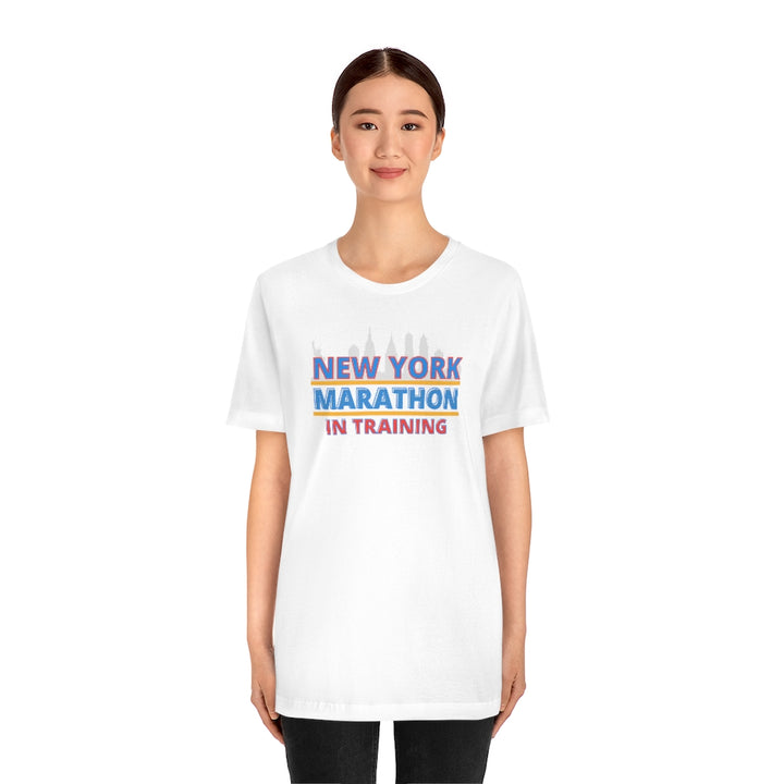 New York Runner in Training Shirt, Unisex Jersey Short Sleeve Tee, Marathon Shirt, Marathoner, In Training Tee