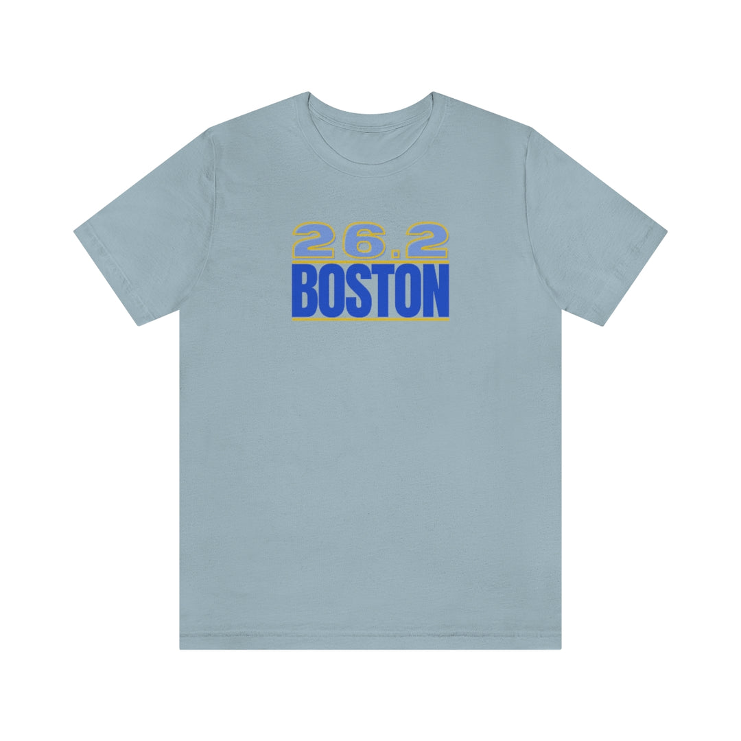 26.2 Boston Shirt, Gift for Runner, Unisex Jersey Short Sleeve Tee, Marathon Shirt, Marathoner, Shirt for Runner