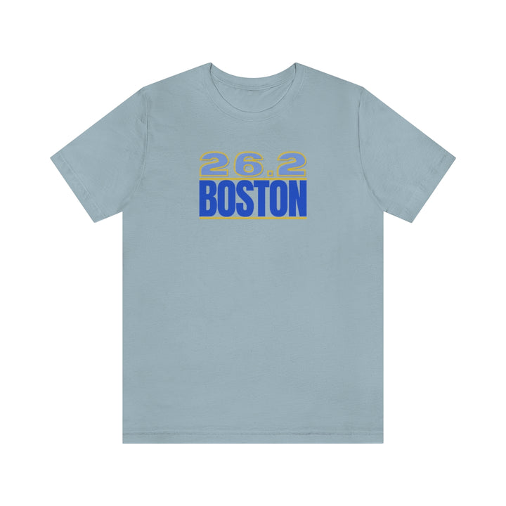 26.2 Boston Shirt, Gift for Runner, Unisex Jersey Short Sleeve Tee, Marathon Shirt, Marathoner, Shirt for Runner