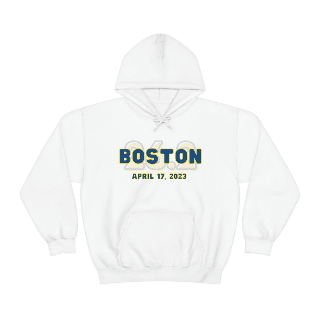 Boston Hoodie, 2023 Boston Sweatshirt, Heavy Blend Hooded Sweatshirt, Custom Hoodie, 26.2, Boston Runner, Boston Qualifier