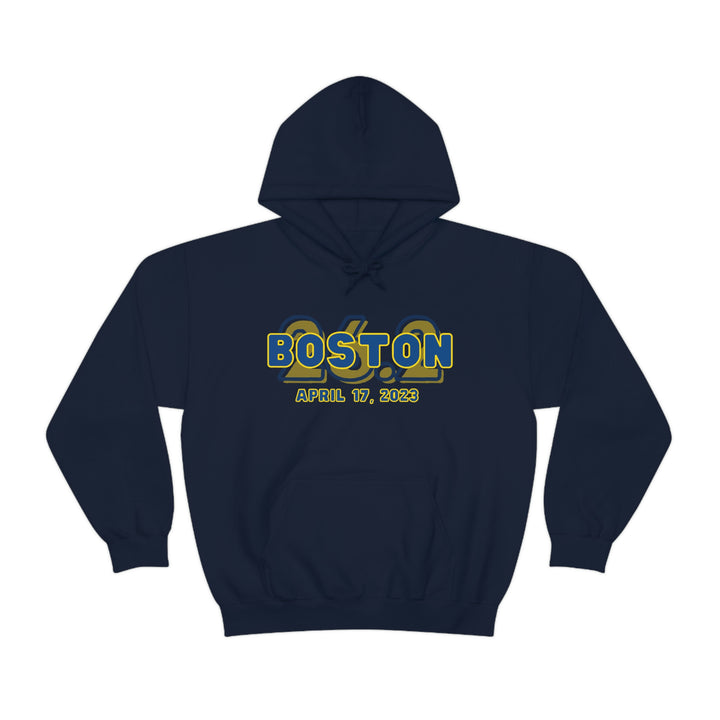 Boston Hoodie, 2023 Boston Sweatshirt, Heavy Blend Hooded Sweatshirt, Custom Hoodie, 26.2, Boston Runner, Boston Qualifier