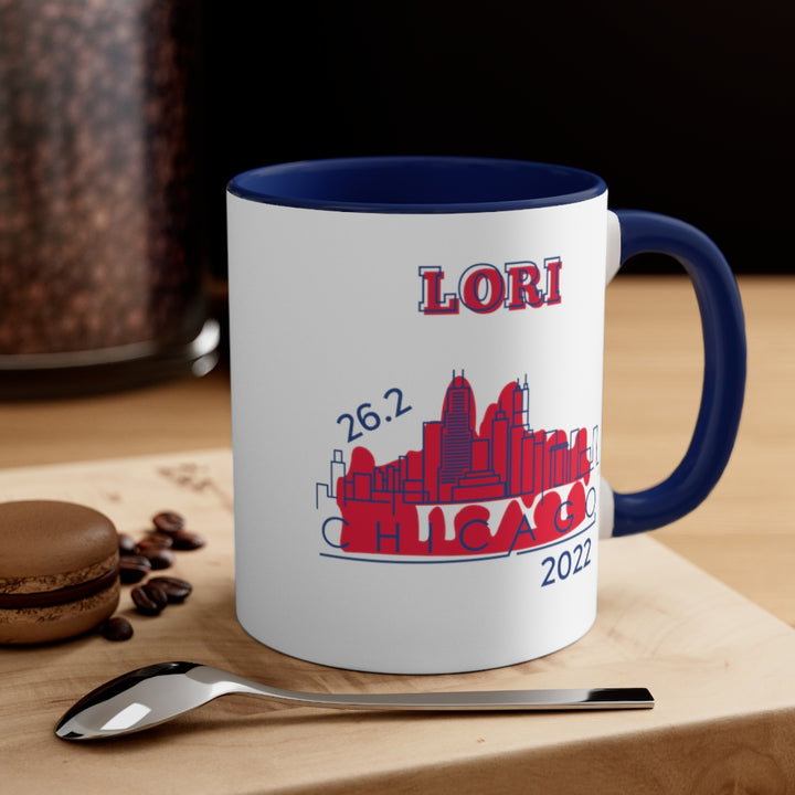 Chicago Marathon, Chicago Coffee Mug, 11oz, Chicago Marathon Gift, Personalized Chicago Cup, Custom Gift for Runner