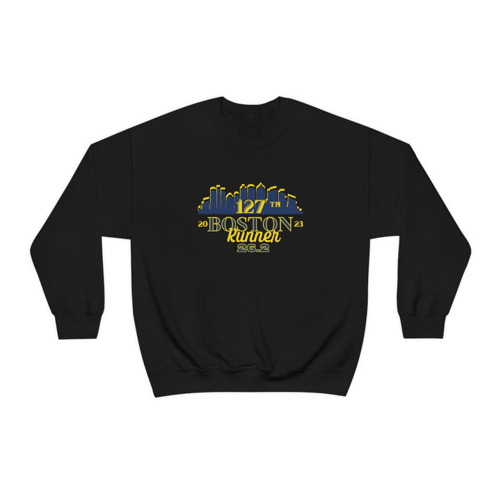 Boston 26.2 Support Crew Sweatshirt, Boston Support Crew, Unisex Heavy Blend Crewneck Sweatshirt