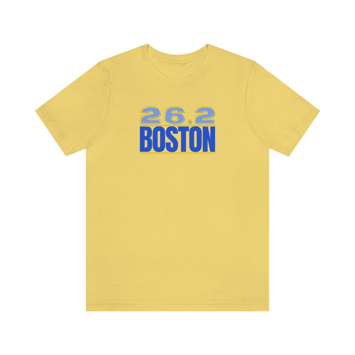 26.2 Boston Shirt, Gift for Runner, Unisex Jersey Short Sleeve Tee, Marathon Shirt, Marathoner, Shirt for Runner