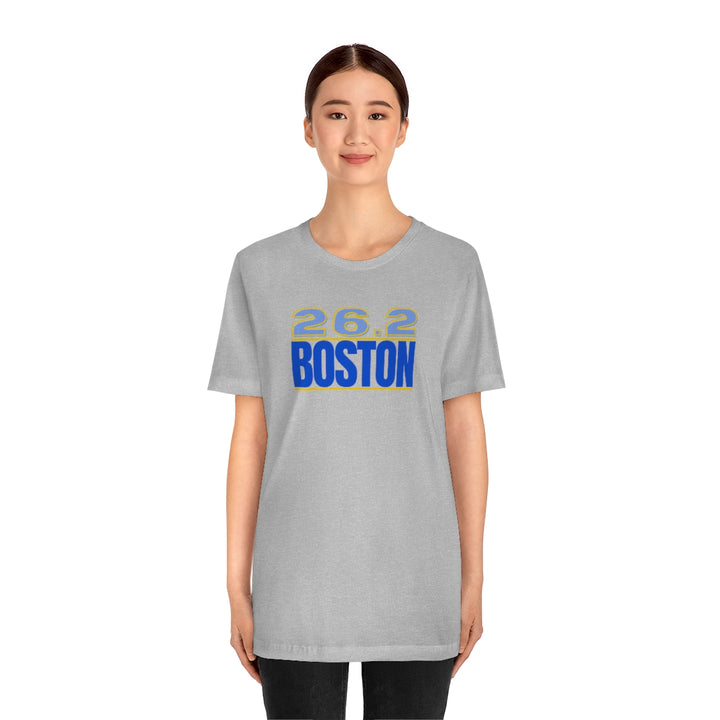 26.2 Boston Shirt, Gift for Runner, Unisex Jersey Short Sleeve Tee, Marathon Shirt, Marathoner, Shirt for Runner