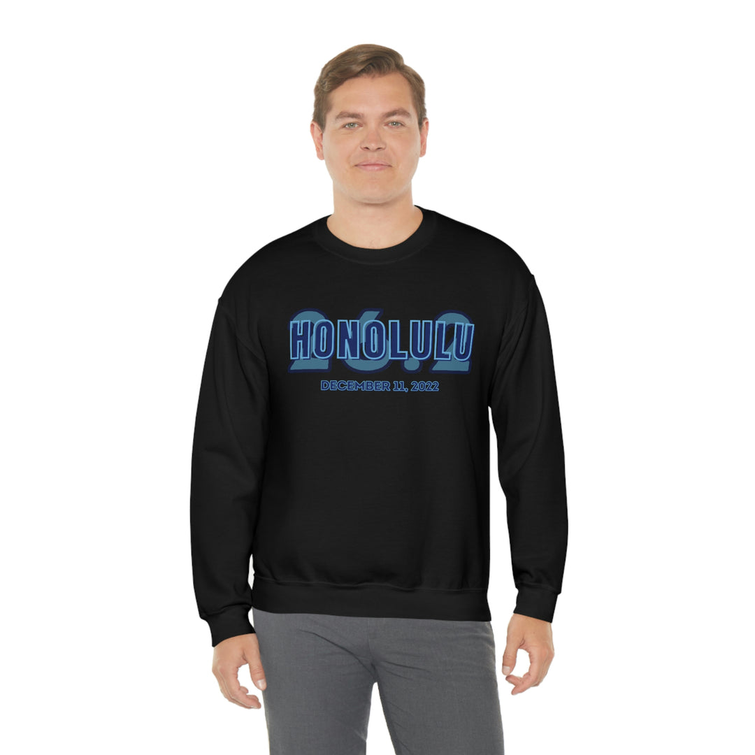 Honolulu Marathon, 26.2, Unisex Crewneck Sweatshirt, Honolulu Sweatshirt, Gift for Honolulu Runner