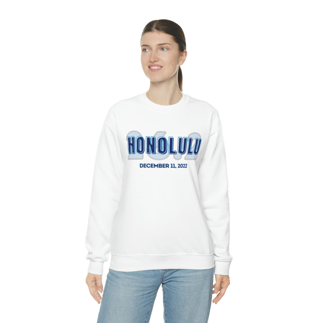 Honolulu Marathon, 26.2, Unisex Crewneck Sweatshirt, Honolulu Sweatshirt, Gift for Honolulu Runner