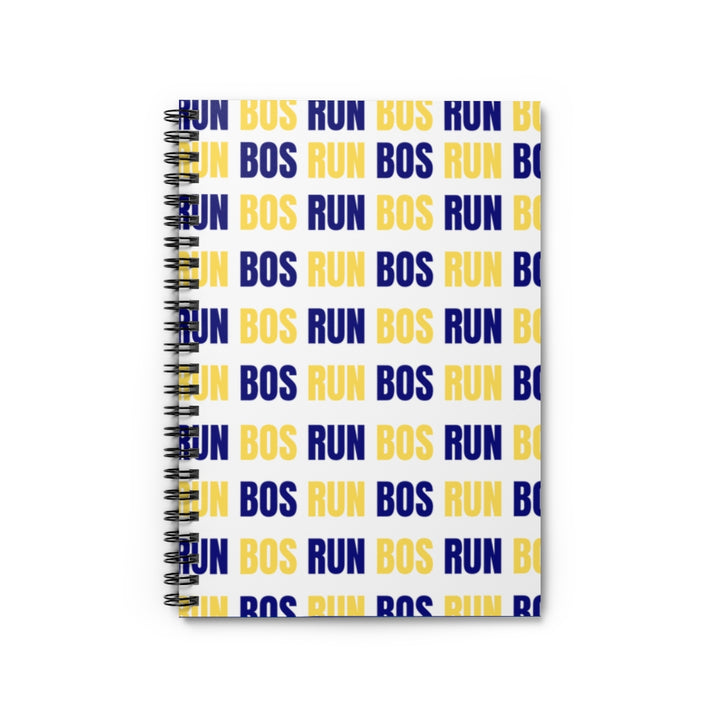 Boston Runner, RUN BOS, 26.2, Spiral Notebook, Gift for Boston Runner