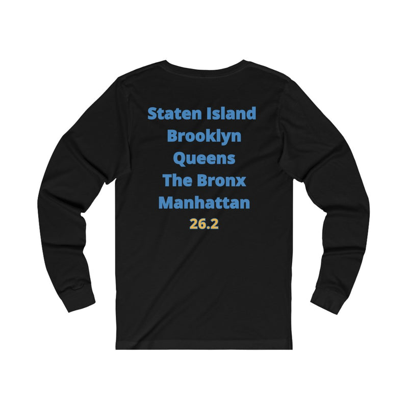 New York Marathon, NYC Marathon Long Sleeve Tee, NYC 26.2, New York T-Shirt, New York Marathon Shirt, Marathon Major