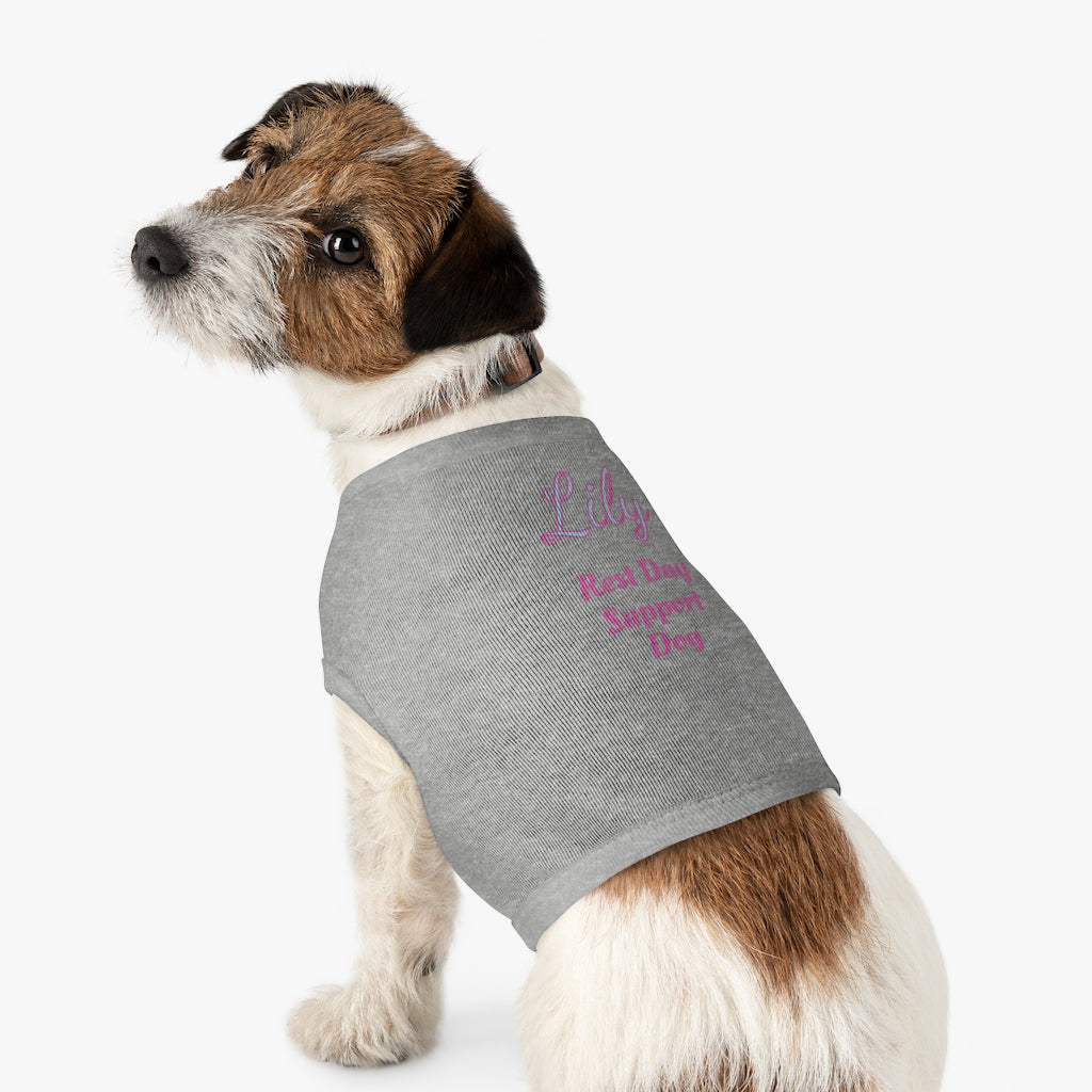 Custom Dog Tank, Dog Shirt, Funny Dog T-shirt, Support Dog Shirt, Personalized Dog Shirt, Rest Day Tank