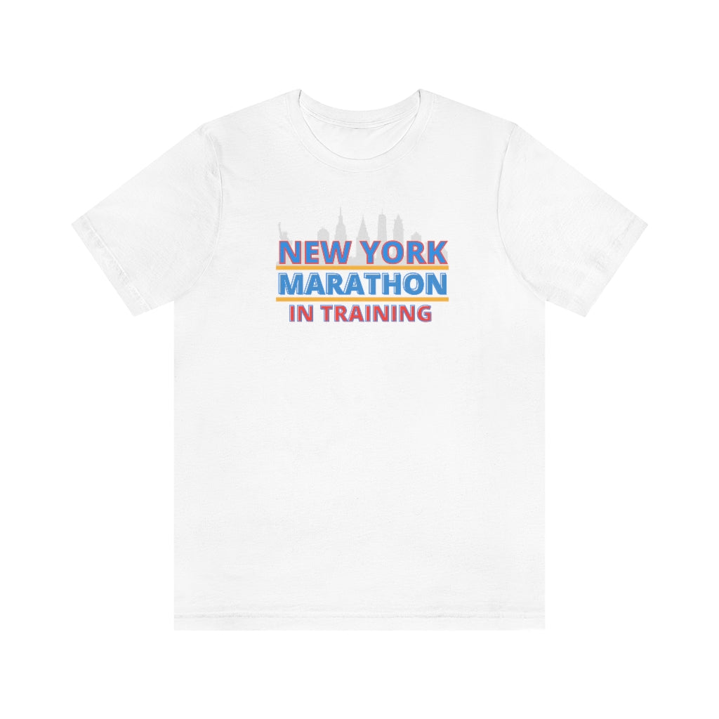 New York Runner in Training Shirt, Unisex Jersey Short Sleeve Tee, Marathon Shirt, Marathoner, In Training Tee