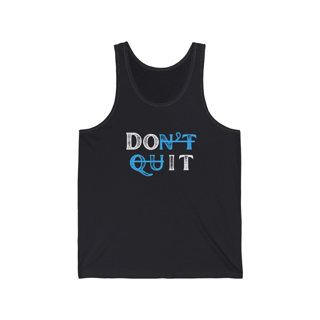 Don't Quit Tank, Do it Tank, Motivational Tank, Women's Racerback Tank, Gym Tank, Workout Tank, Unisex Jersey Tank