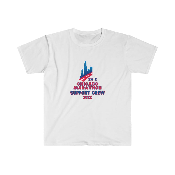 Chicago Marathon, Support Crew, Chicago Support Crew Tee, Unisex Softstyle T-Shirt, Personalize Support Crew Shirt, Chicago 26.2