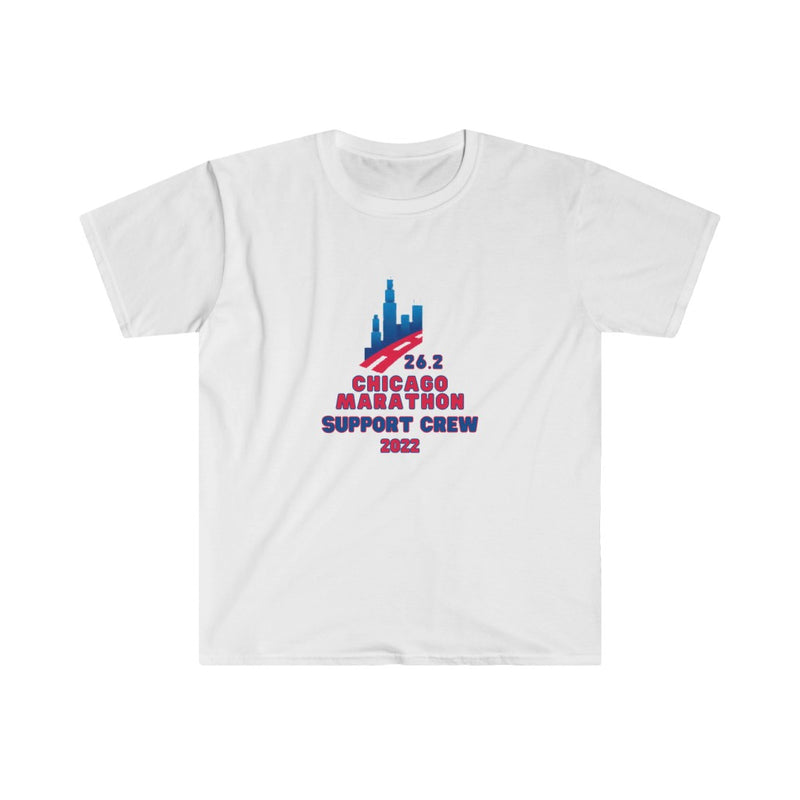Chicago Marathon, Support Crew, Chicago Support Crew Tee, Unisex Softstyle T-Shirt, Personalize Support Crew Shirt, Chicago 26.2
