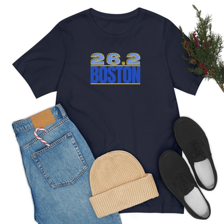 26.2 Boston Shirt, Gift for Runner, Unisex Jersey Short Sleeve Tee, Marathon Shirt, Marathoner, Shirt for Runner