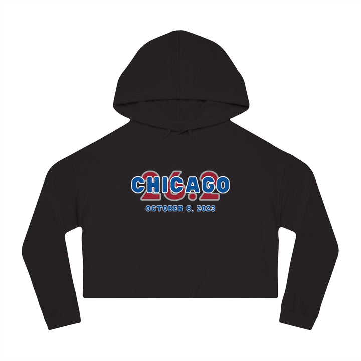 Chicago Cropped Hoodie, Chicago 26.2, CHI Sweatshirt, Chicago Runner Gift, 2023 Chicago