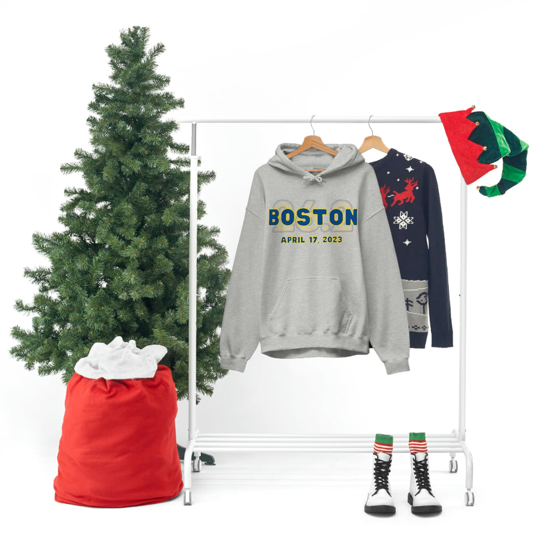 Boston Hoodie, 2023 Boston Sweatshirt, Heavy Blend Hooded Sweatshirt, Custom Hoodie, 26.2, Boston Runner, Boston Qualifier