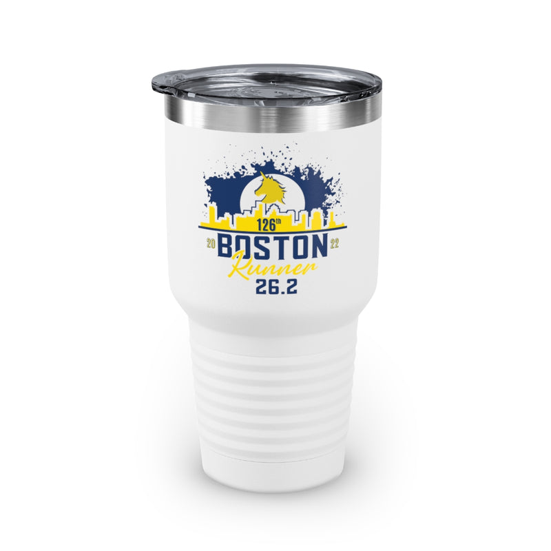 Boston Qualifier, Tumbler, 30oz, Personalized Marathon Gift, Boston Runner Gift,