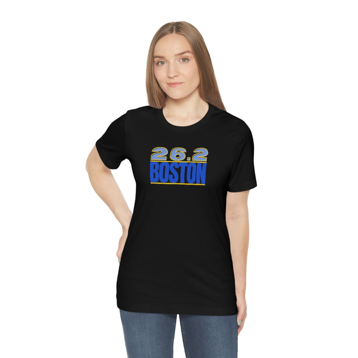 26.2 Boston Shirt, Gift for Runner, Unisex Jersey Short Sleeve Tee, Marathon Shirt, Marathoner, Shirt for Runner