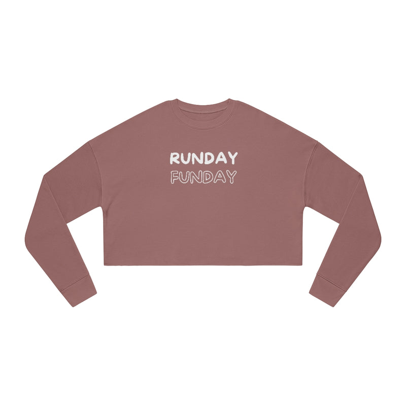 Runday Funday Cropped Sweatshirt, Women&