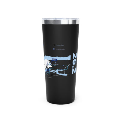 New York Marathon Travel Mug, Copper Vacuum Insulated Tumbler, 22oz, Runners Gift, Personalized Marathon Gift, New York Marathon Map Mug