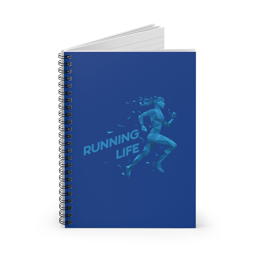 Running Life, Spiral Notebook, Gift for Runner, Run Journal, Notebook for Runner