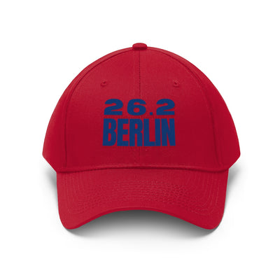 26.2 Berlin Hat, Berlin Marathon, Embroidered Marathon Cap, Unisex Twill Hat