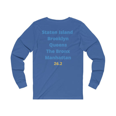 New York Marathon, NYC Marathon Long Sleeve Tee, NYC 26.2, New York T-Shirt, New York Marathon Shirt, Marathon Major