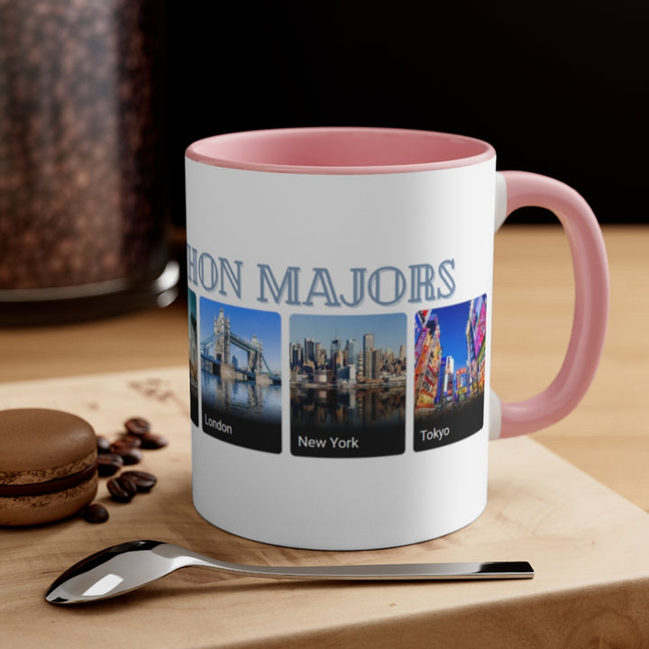 World Marathon Majors Coffee Cup, 11oz, Berlin, Boston, Chicago, London, Tokyo