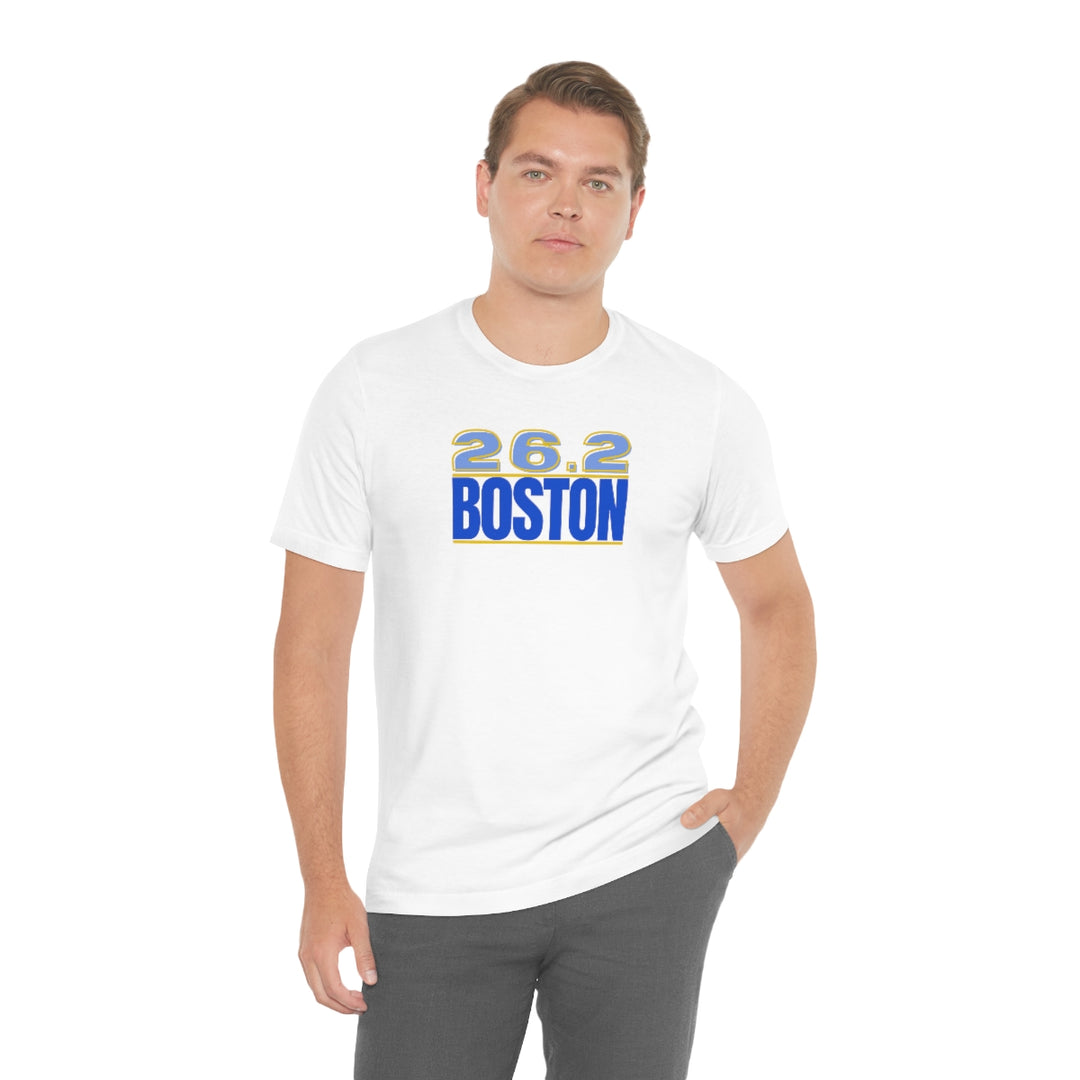 26.2 Boston Shirt, Gift for Runner, Unisex Jersey Short Sleeve Tee, Marathon Shirt, Marathoner, Shirt for Runner