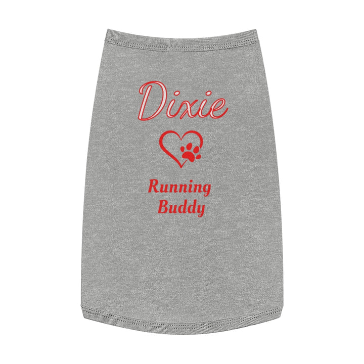 Custom Dog Tank, Dog Shirt, Funny Dog T-shirt, Running Buddy Dog Shirt, Personalized Dog Shirt, Name Dog Tank