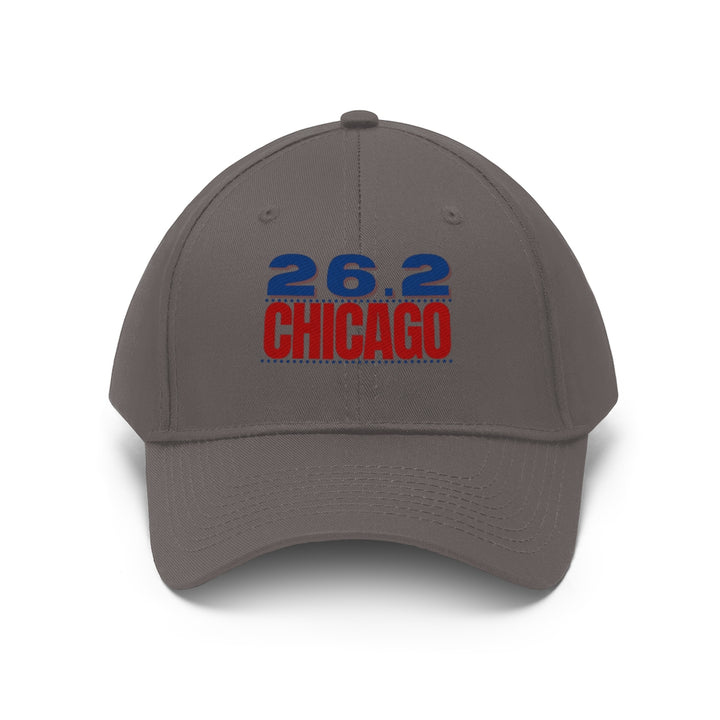 26.2 Chicago Hat, Chicago Runner, Embroidered Marathon Cap, Unisex Twill Hat, Marathon Gift