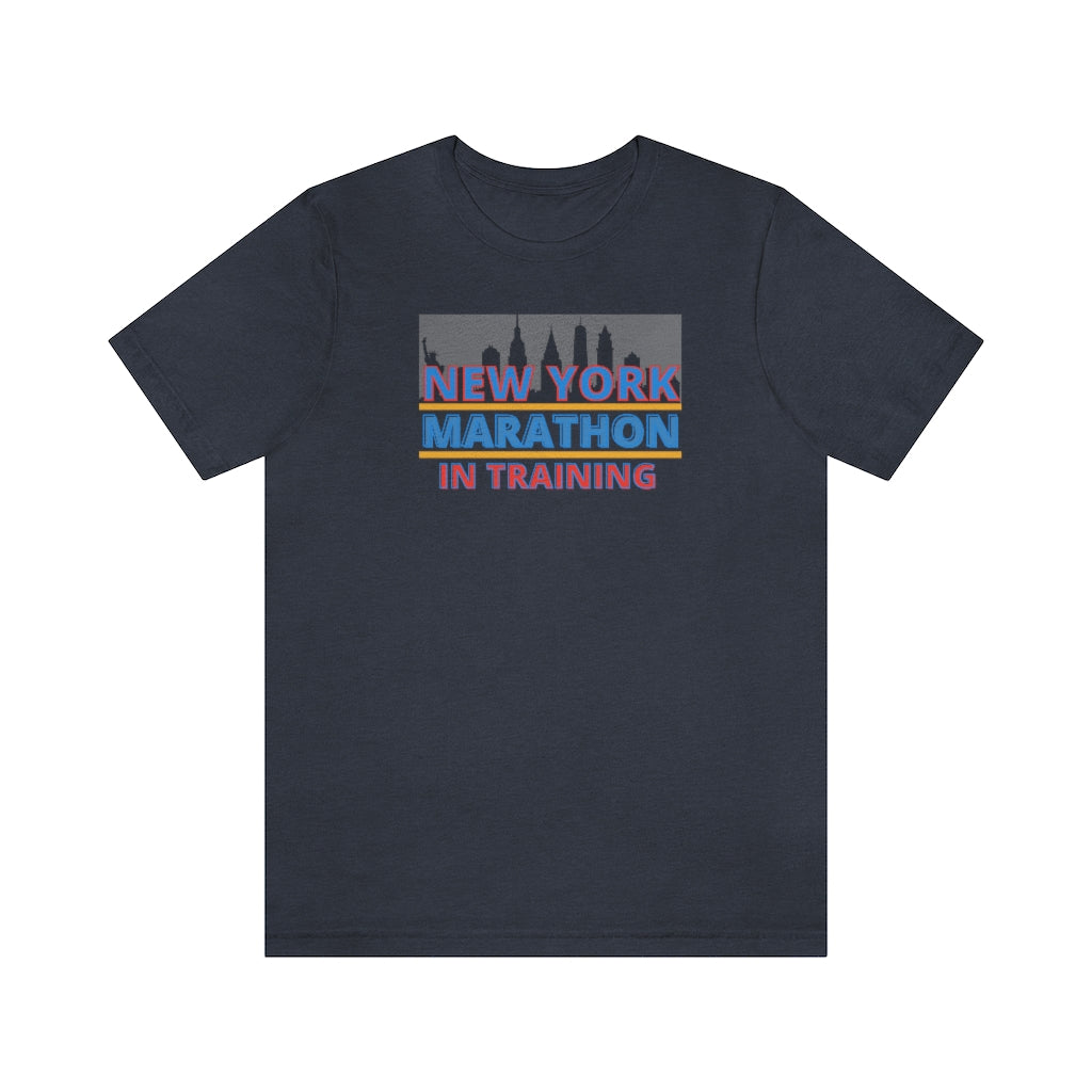 New York Runner in Training Shirt, Unisex Jersey Short Sleeve Tee, Marathon Shirt, Marathoner, In Training Tee