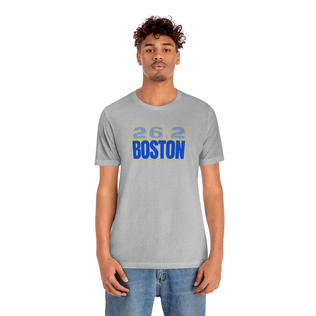 26.2 Boston Shirt, Gift for Runner, Unisex Jersey Short Sleeve Tee, Marathon Shirt, Marathoner, Shirt for Runner