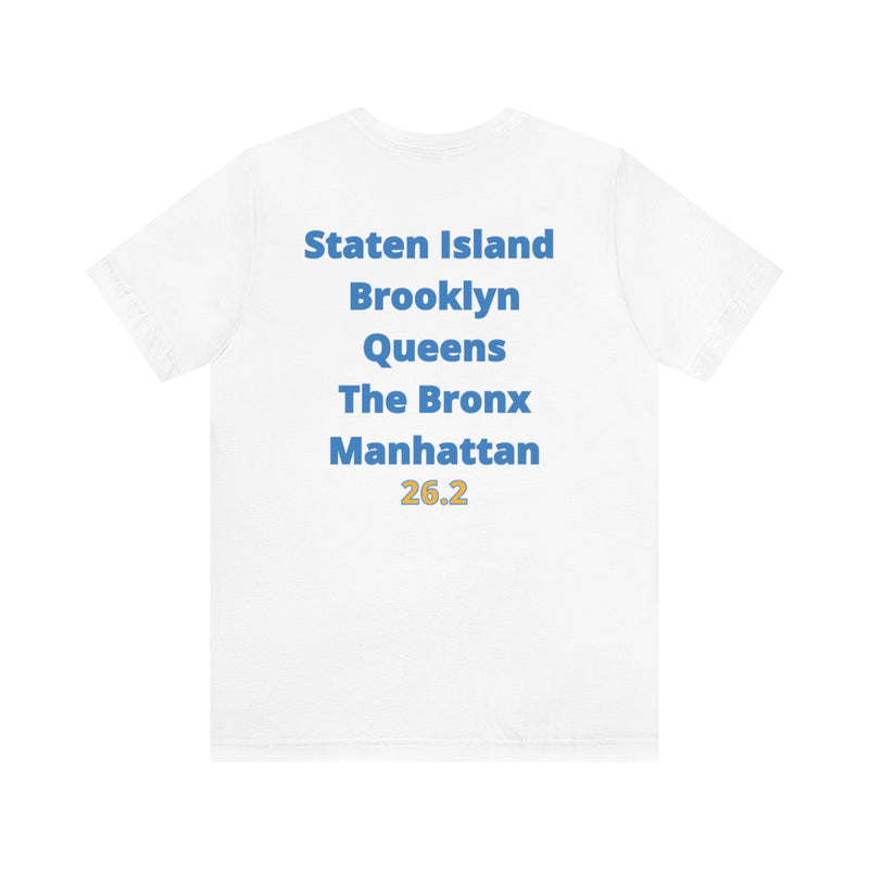 New York Marathon,  2024 or 2023 NYC Marathon Tee with Five Boroughs, NY Marathon T-Shirt, 2023 NYC, Marathon Tee