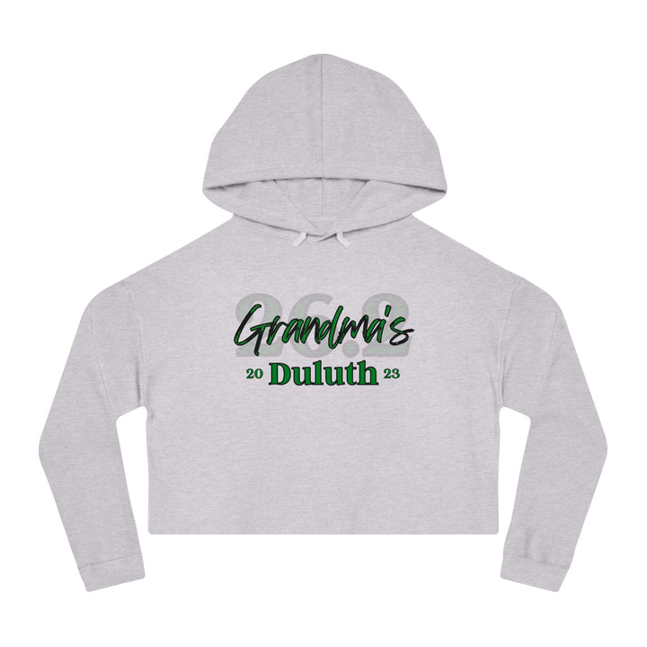 Grandma's Marathon Cropped Hoodie, Duluth 26.2, Grandma's 26.2 Sweatshirt, Gift for Grandma's Marathon Runner, Duluth Hoodie