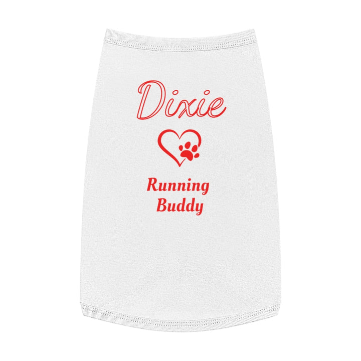 Custom Dog Tank, Dog Shirt, Funny Dog T-shirt, Running Buddy Dog Shirt, Personalized Dog Shirt, Name Dog Tank