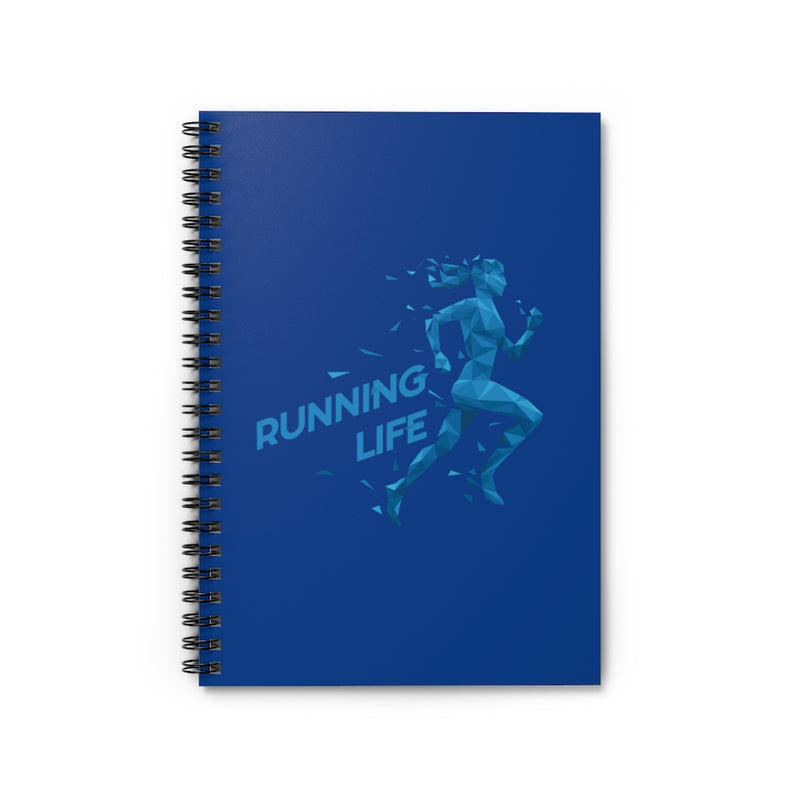 Running Life, Spiral Notebook, Gift for Runner, Run Journal, Notebook for Runner