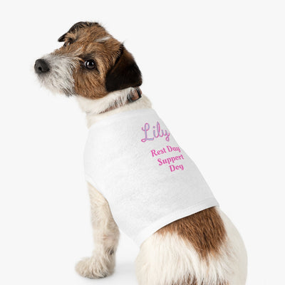 Custom Dog Tank, Dog Shirt, Funny Dog T-shirt, Support Dog Shirt, Personalized Dog Shirt, Rest Day Tank