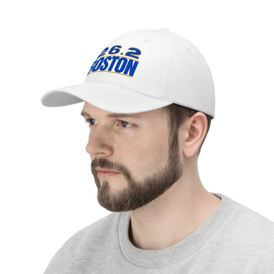 26.2 Boston Hat, Embroidered Marathon Cap, Unisex Twill Hat, Marathon Gift
