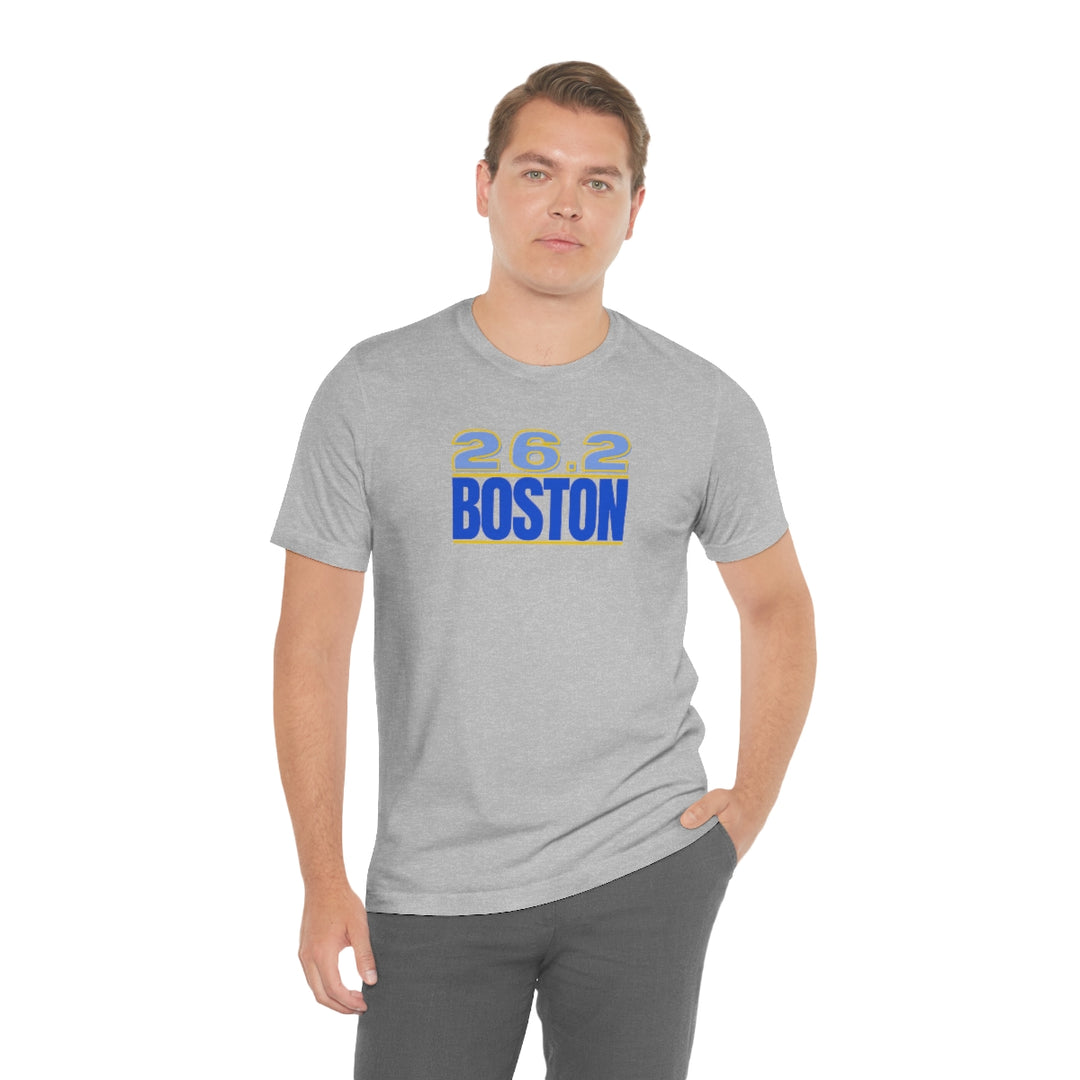 26.2 Boston Shirt, Gift for Runner, Unisex Jersey Short Sleeve Tee, Marathon Shirt, Marathoner, Shirt for Runner